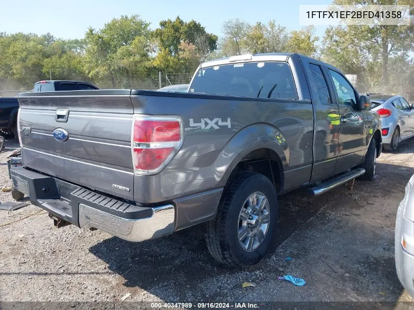 2011 Ford F-150 Xlt VIN: 1FTFX1EF2BFD41358 Lot: 40347989