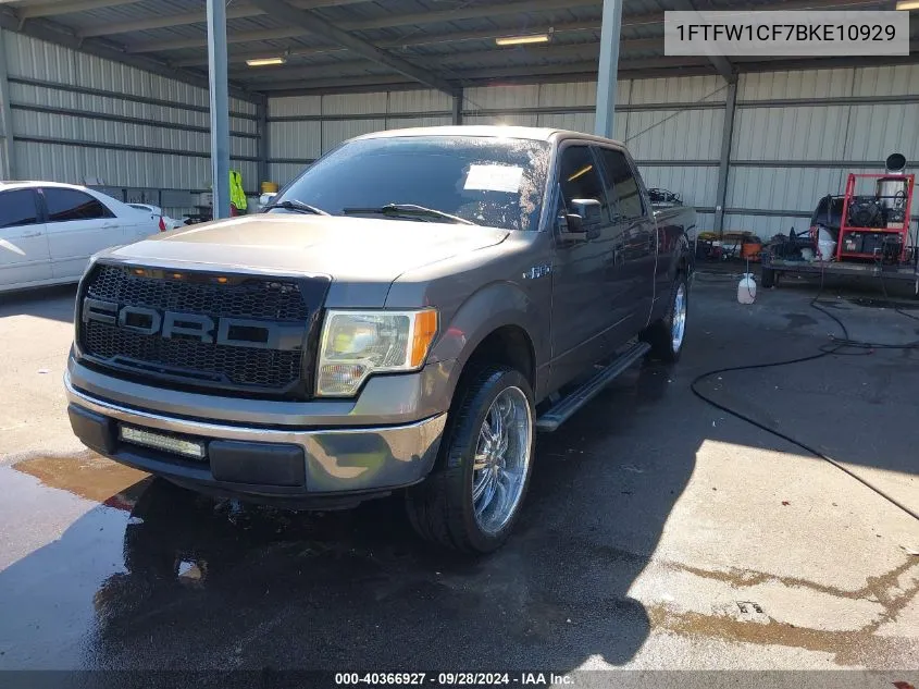 1FTFW1CF7BKE10929 2011 Ford F-150 Xl