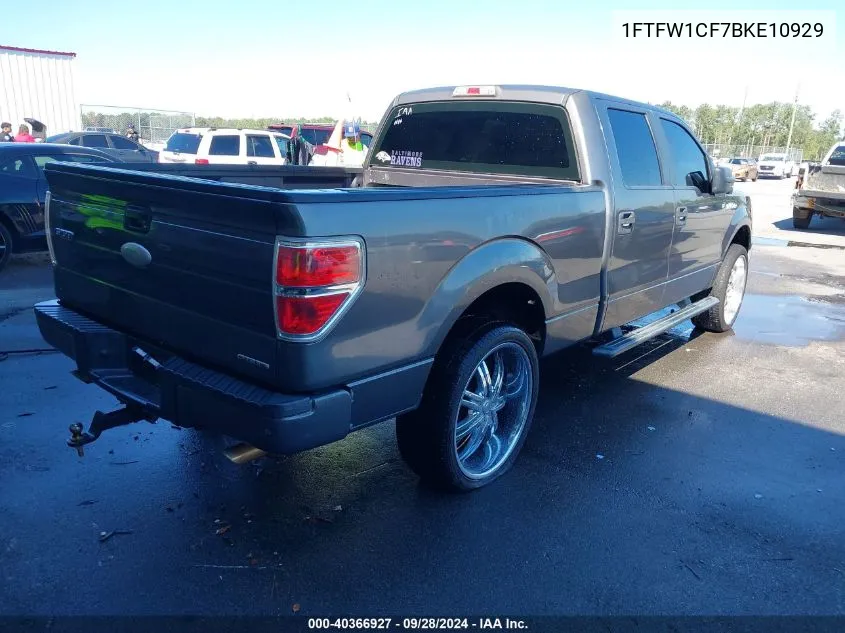 1FTFW1CF7BKE10929 2011 Ford F-150 Xl