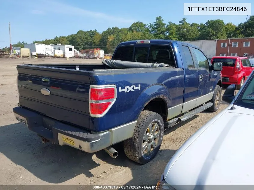 2011 Ford F-150 Xlt VIN: 1FTFX1ET3BFC24846 Lot: 40371519