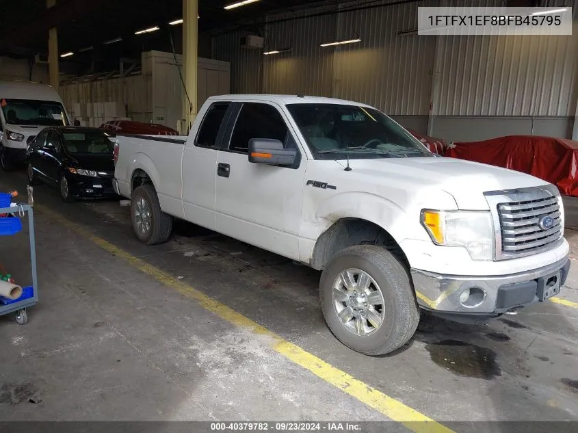 1FTFX1EF8BFB45795 2011 Ford F-150 Xlt