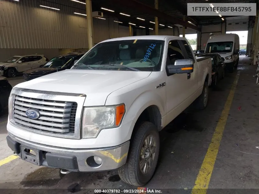 1FTFX1EF8BFB45795 2011 Ford F-150 Xlt