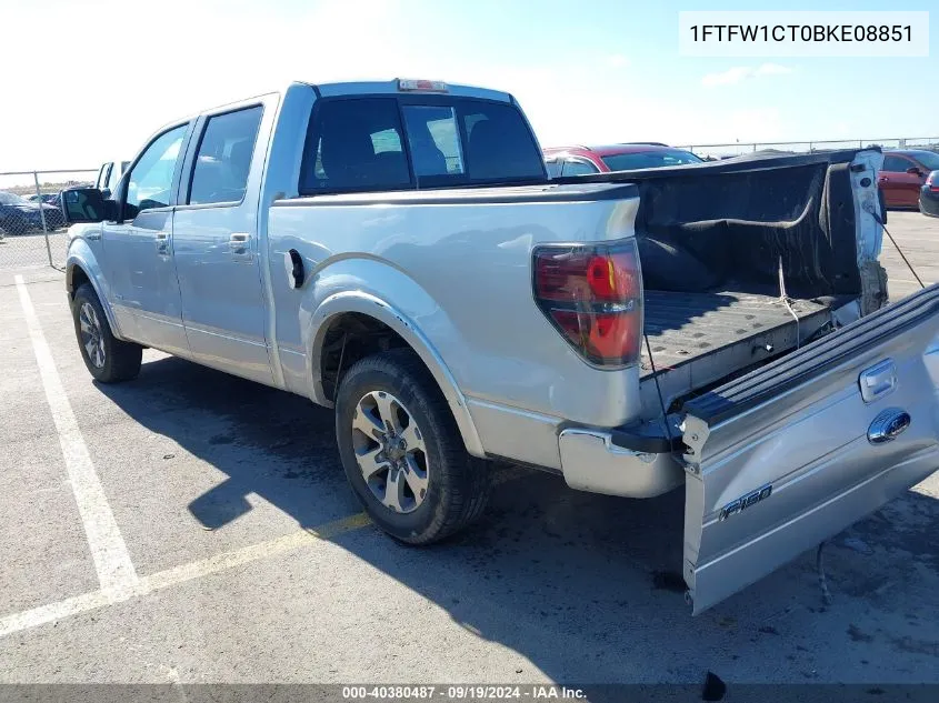 1FTFW1CT0BKE08851 2011 Ford F-150 Fx2