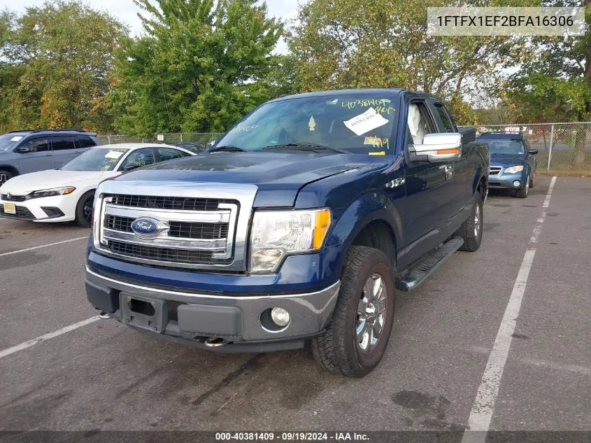 2011 Ford F-150 Xlt VIN: 1FTFX1EF2BFA16306 Lot: 40381409