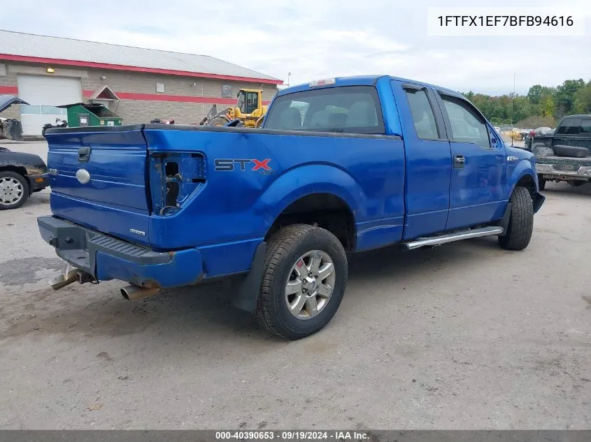 1FTFX1EF7BFB94616 2011 Ford F-150 Stx