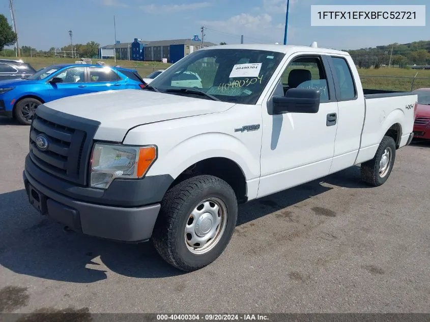 2011 Ford F-150 Xl VIN: 1FTFX1EFXBFC52721 Lot: 40400304