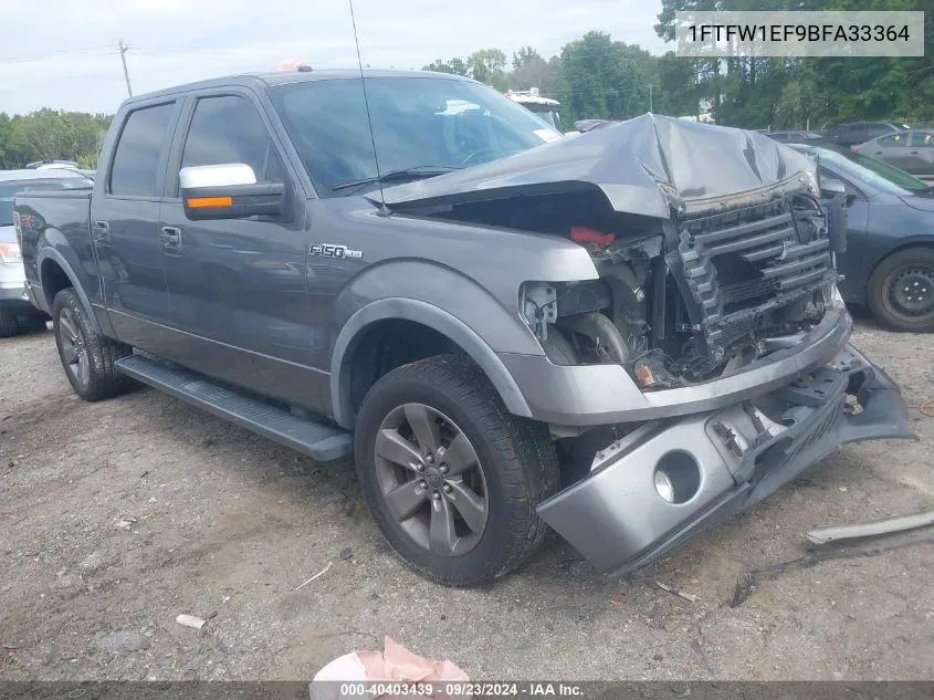 1FTFW1EF9BFA33364 2011 Ford F-150 Fx4