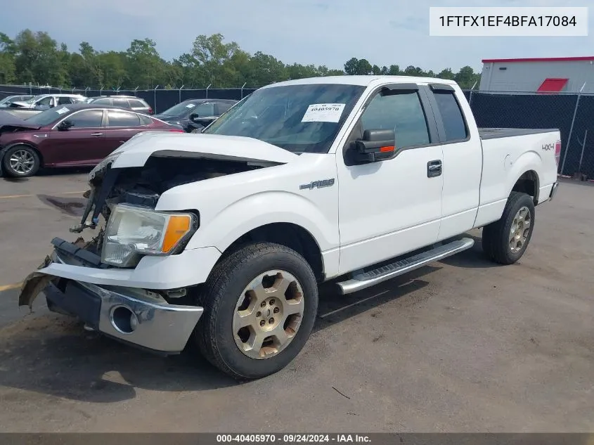 2011 Ford F150 Super Cab VIN: 1FTFX1EF4BFA17084 Lot: 40405970