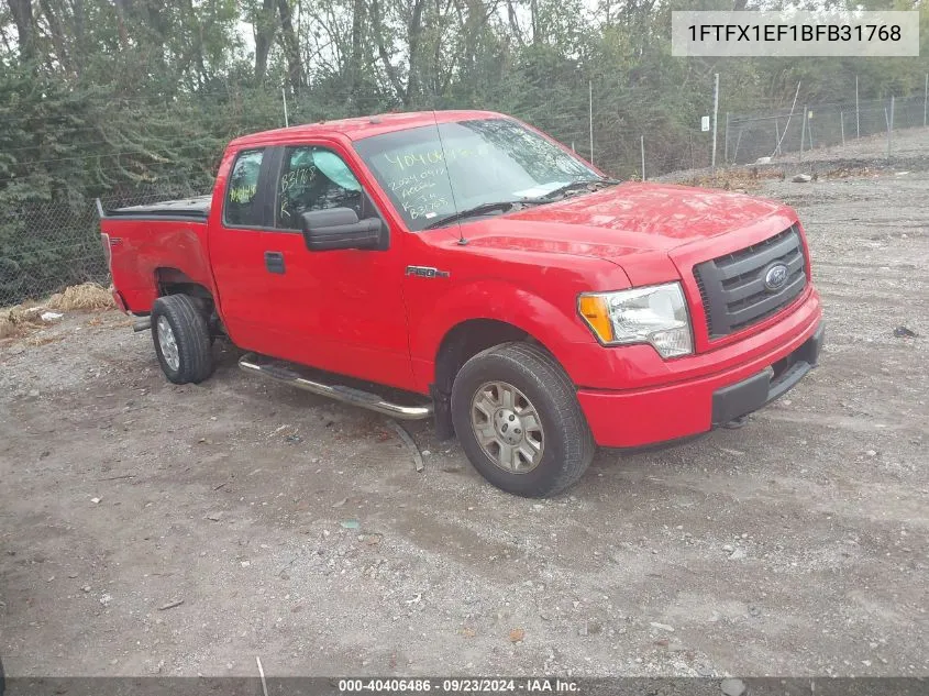 2011 Ford F-150 Stx VIN: 1FTFX1EF1BFB31768 Lot: 40406486