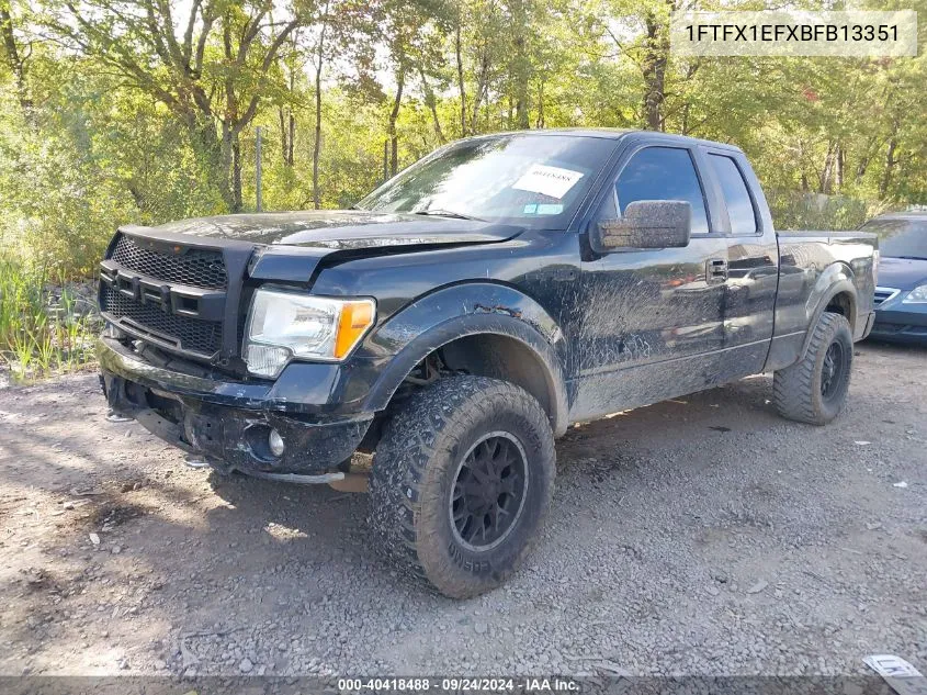 1FTFX1EFXBFB13351 2011 Ford F-150 Xlt