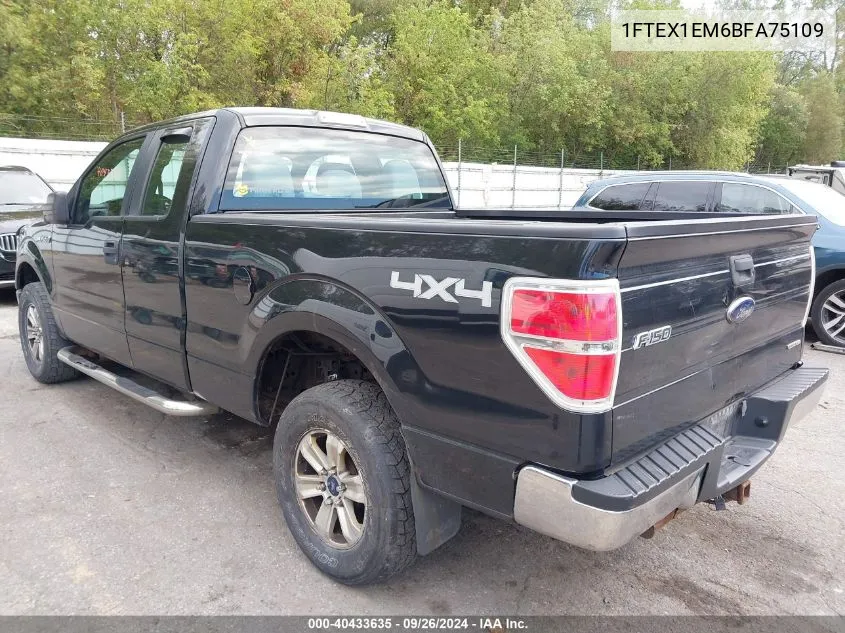 1FTEX1EM6BFA75109 2011 Ford F-150 Xl