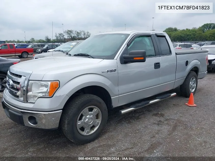 2011 Ford F-150 Xlt VIN: 1FTEX1CM7BFD41823 Lot: 40437228