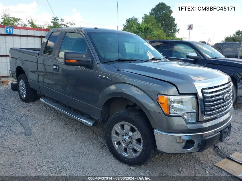 1FTEX1CM3BFC45171 2011 Ford F-150 Xlt