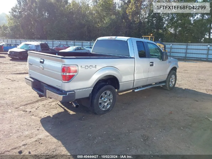 1FTFX1EF6BFD42299 2011 Ford F-150 Xlt