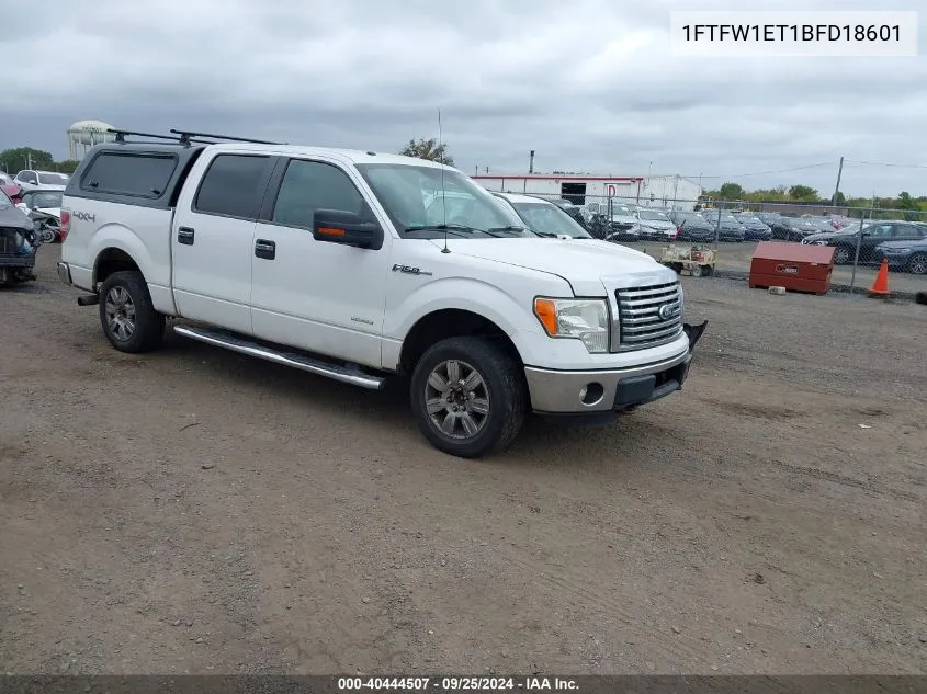 2011 Ford F-150 Xlt VIN: 1FTFW1ET1BFD18601 Lot: 40444507