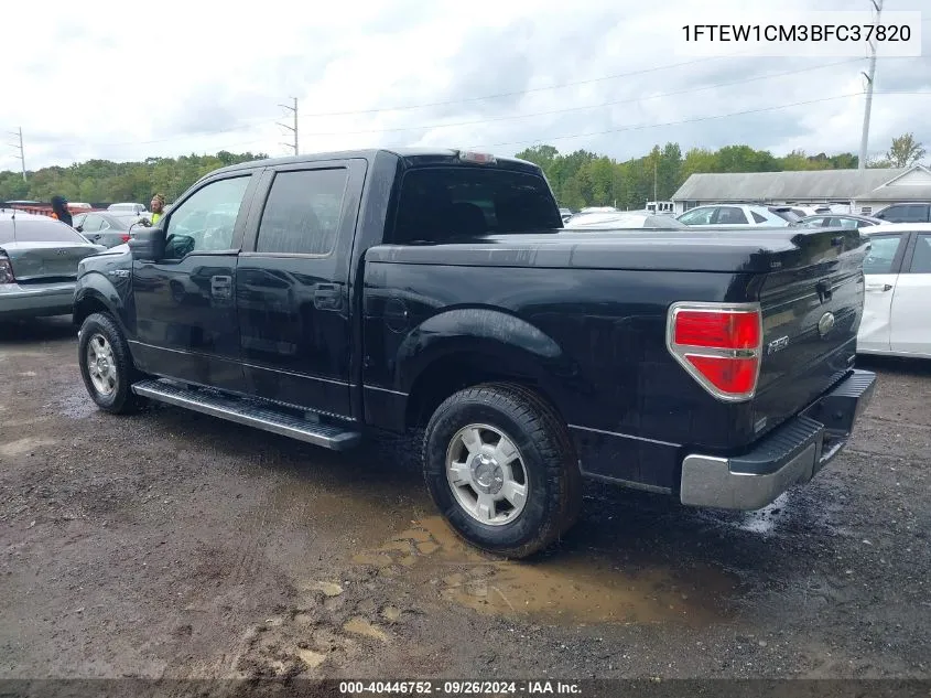 1FTEW1CM3BFC37820 2011 Ford F-150 Xlt