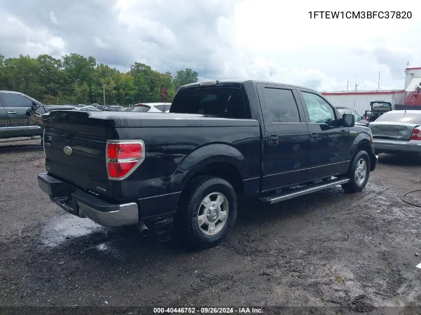 1FTEW1CM3BFC37820 2011 Ford F-150 Xlt