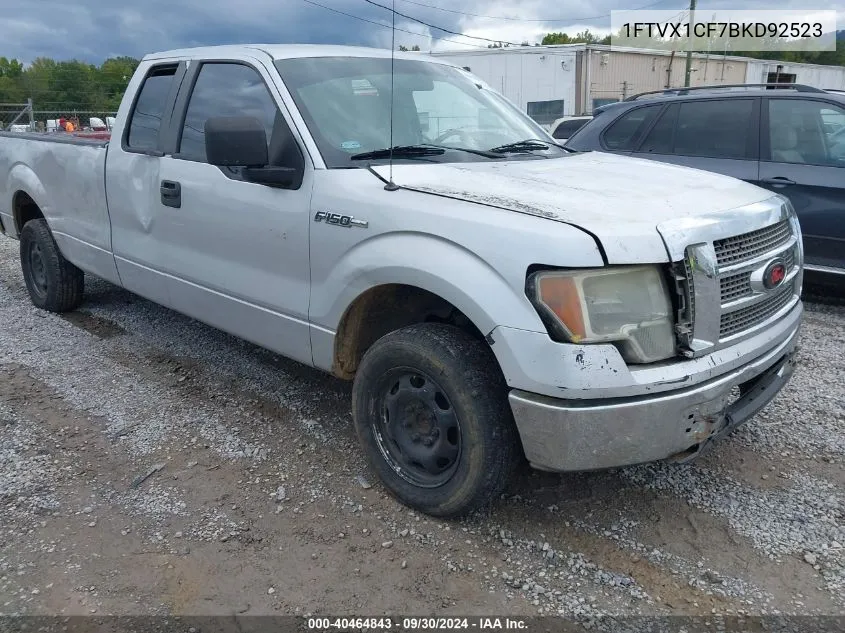 2011 Ford F-150 Xl VIN: 1FTVX1CF7BKD92523 Lot: 40464843