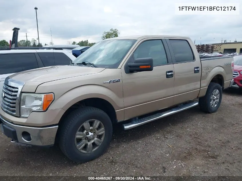 2011 Ford F-150 Xlt VIN: 1FTFW1EF1BFC12174 Lot: 40465267