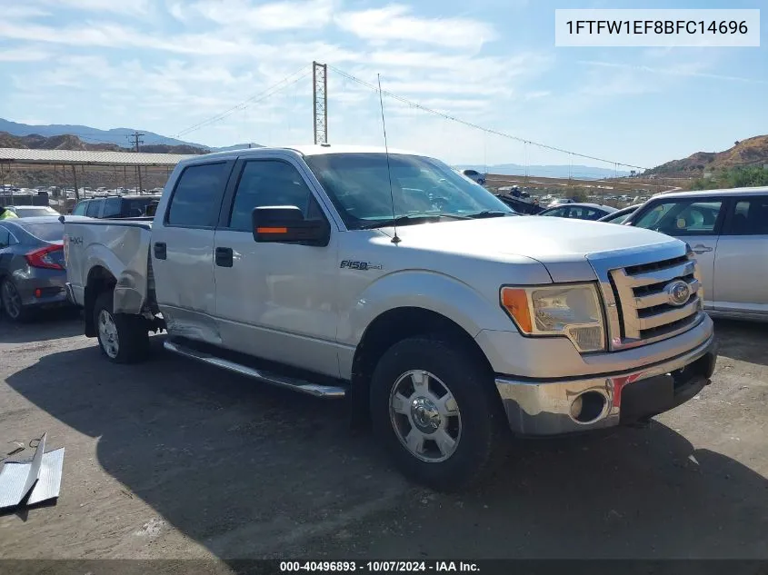 2011 Ford F-150 Xlt VIN: 1FTFW1EF8BFC14696 Lot: 40496893