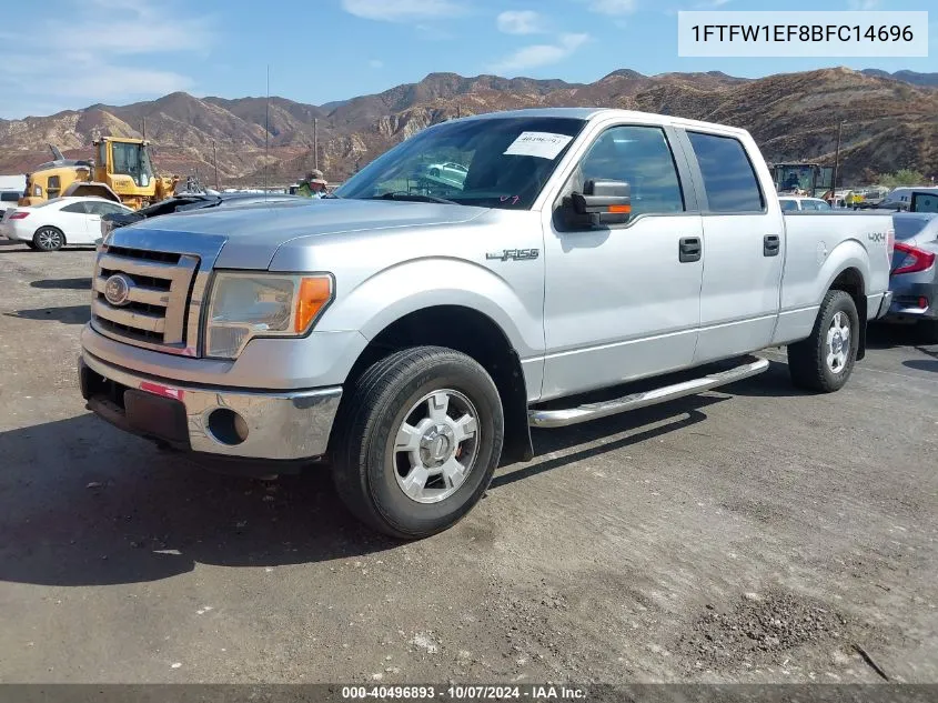 2011 Ford F-150 Xlt VIN: 1FTFW1EF8BFC14696 Lot: 40496893