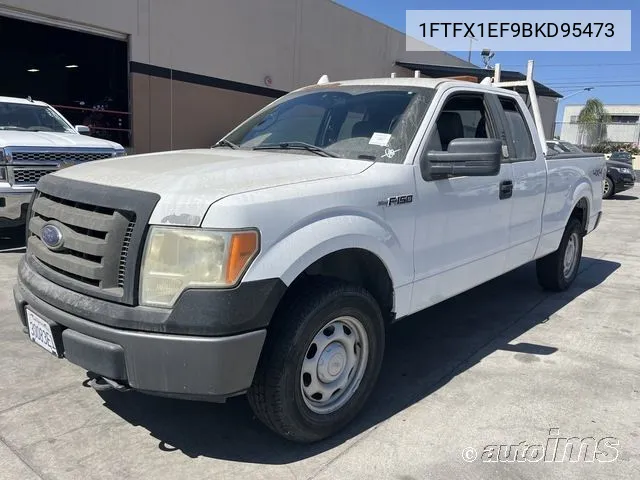 2011 Ford F150 Super Cab VIN: 1FTFX1EF9BKD95473 Lot: 40527585