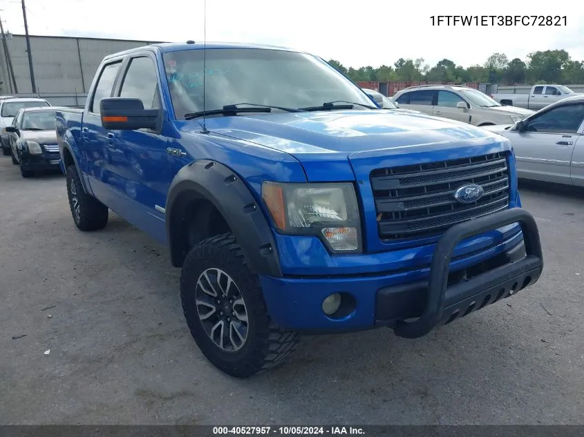 1FTFW1ET3BFC72821 2011 Ford F-150 Fx4