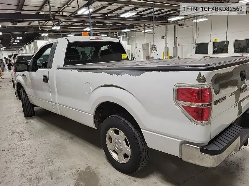 1FTNF1CFXBKD82569 2011 Ford F-150 Xlt