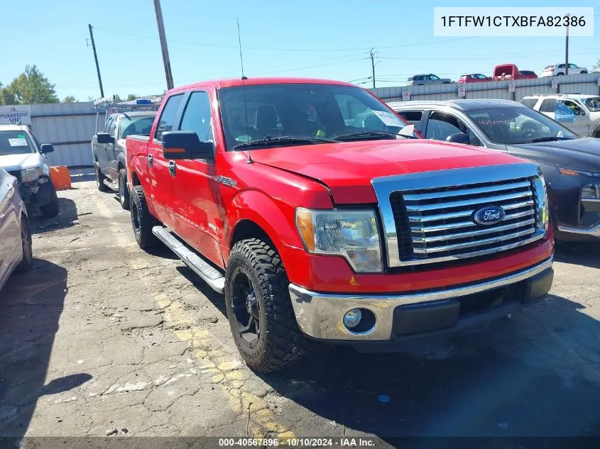 2011 Ford F-150 Xlt VIN: 1FTFW1CTXBFA82386 Lot: 40567896