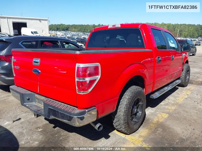 1FTFW1CTXBFA82386 2011 Ford F-150 Xlt