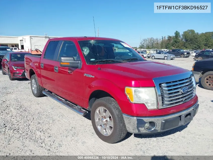 2011 Ford F-150 Xlt VIN: 1FTFW1CF3BKD96527 Lot: 40568226