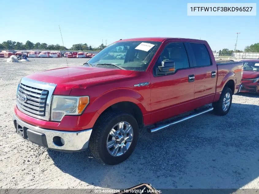 2011 Ford F-150 Xlt VIN: 1FTFW1CF3BKD96527 Lot: 40568226