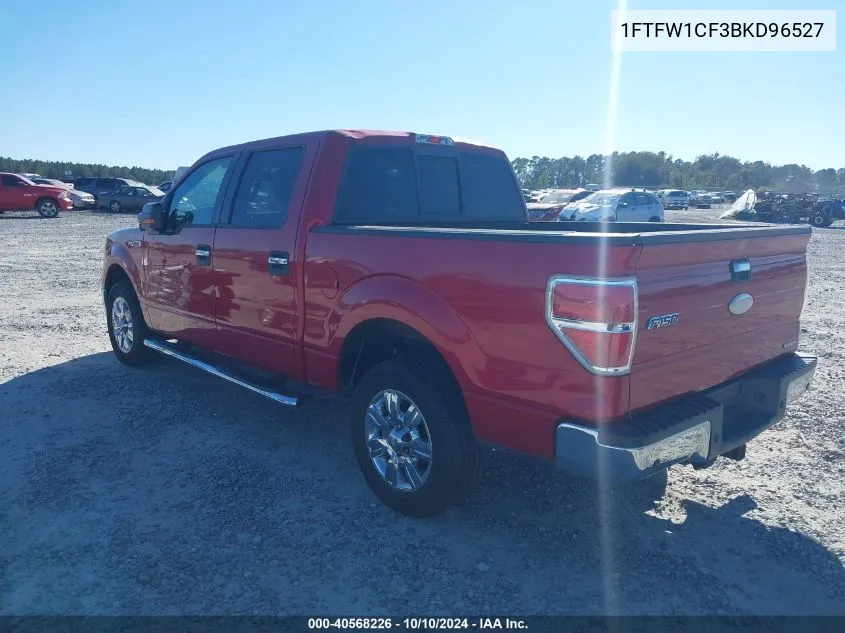 1FTFW1CF3BKD96527 2011 Ford F-150 Xlt