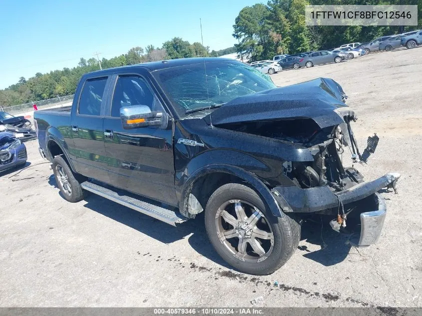 1FTFW1CF8BFC12546 2011 Ford F-150 Lariat