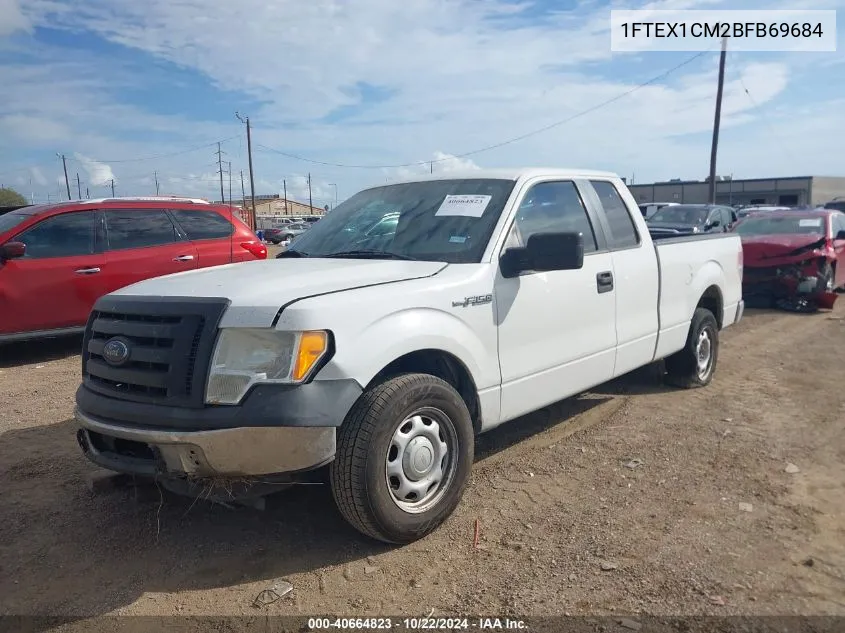 1FTEX1CM2BFB69684 2011 Ford F-150 Xl