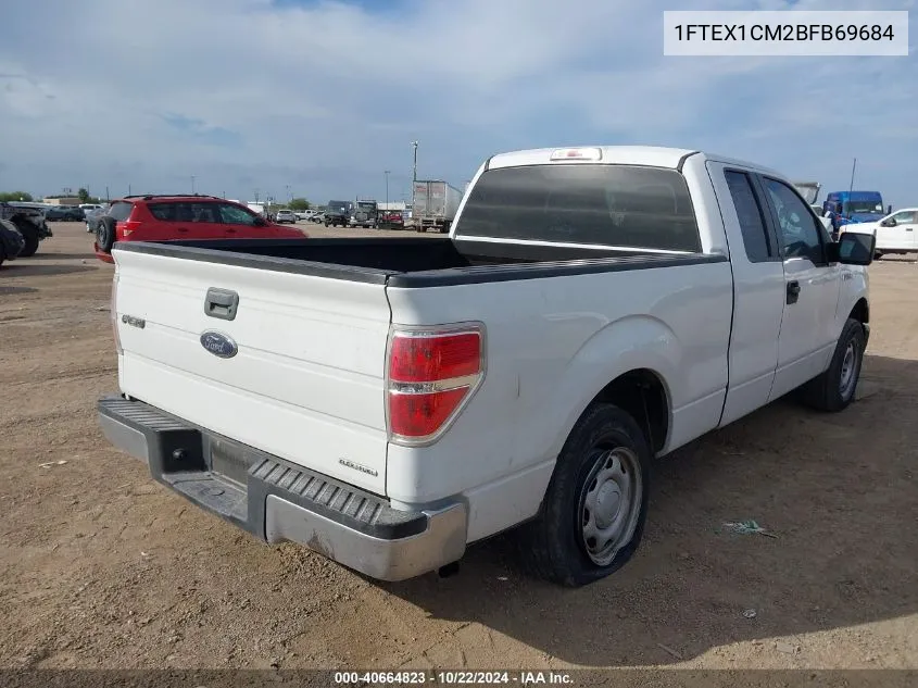 1FTEX1CM2BFB69684 2011 Ford F-150 Xl