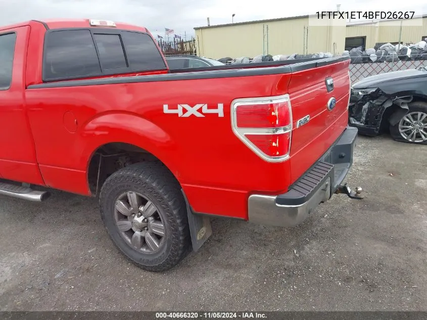 1FTFX1ET4BFD26267 2011 Ford F-150 Xlt