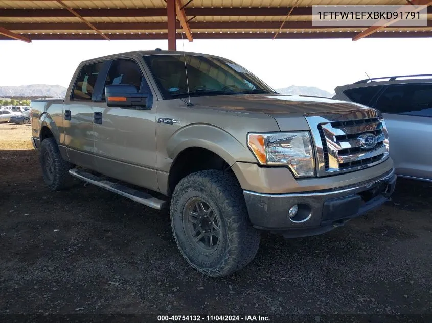 1FTFW1EFXBKD91791 2011 Ford F-150 Xlt