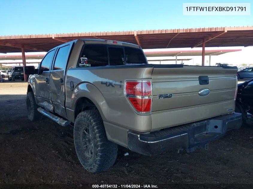 1FTFW1EFXBKD91791 2011 Ford F-150 Xlt