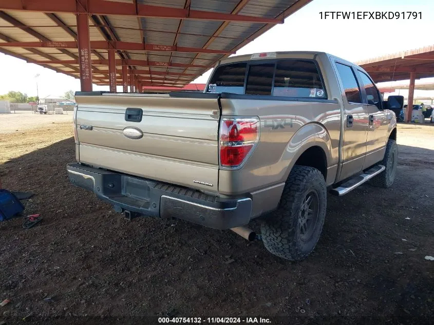 1FTFW1EFXBKD91791 2011 Ford F-150 Xlt