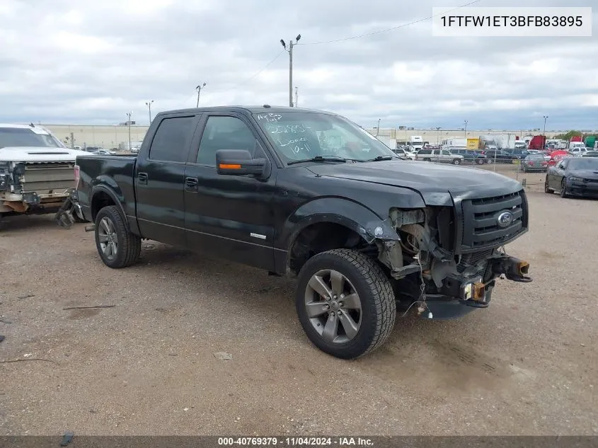 2011 Ford F-150 Fx4 VIN: 1FTFW1ET3BFB83895 Lot: 40769379