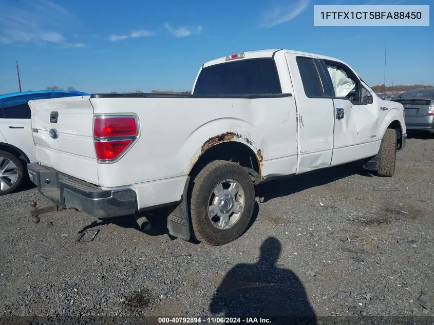 2011 Ford F-150 Xlt VIN: 1FTFX1CT5BFA88450 Lot: 40792894