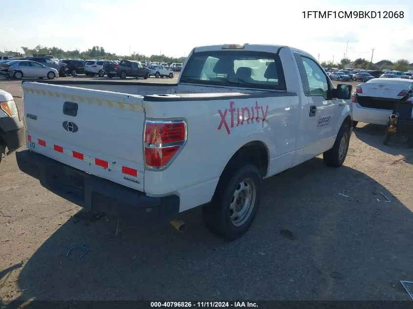 2011 Ford F-150 Xl VIN: 1FTMF1CM9BKD12068 Lot: 40796826