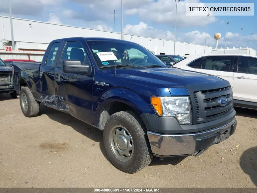 2011 Ford F-150 Xl VIN: 1FTEX1CM7BFC89805 Lot: 40806881