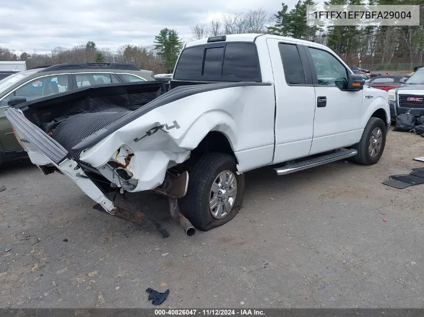 2011 Ford F-150 Xlt VIN: 1FTFX1EF7BFA29004 Lot: 40826047