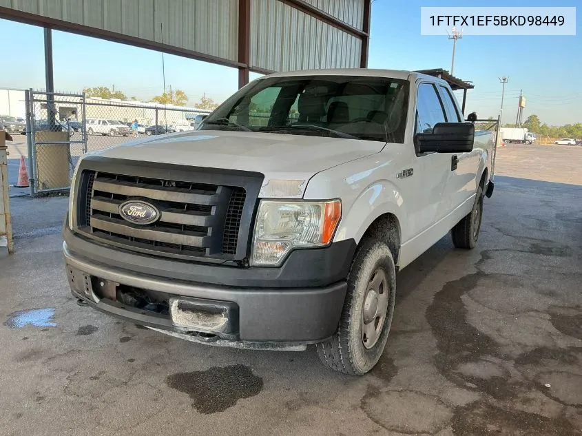 2011 Ford F-150 Xl VIN: 1FTFX1EF5BKD98449 Lot: 40826311