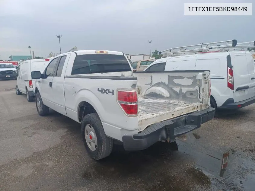 2011 Ford F-150 Xl VIN: 1FTFX1EF5BKD98449 Lot: 40826311