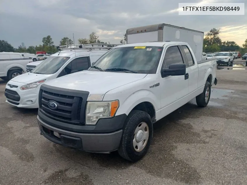 2011 Ford F-150 Xl VIN: 1FTFX1EF5BKD98449 Lot: 40826311