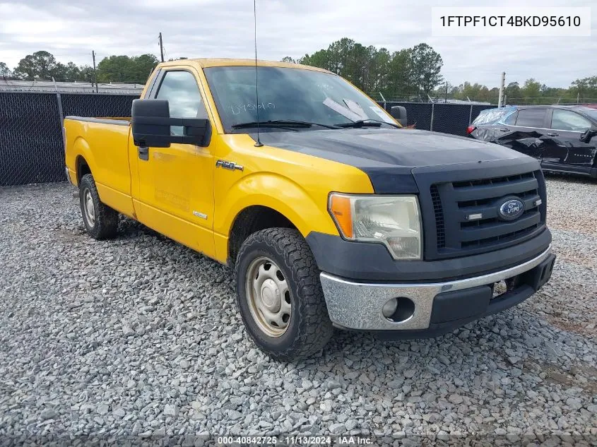 2011 Ford F150 VIN: 1FTPF1CT4BKD95610 Lot: 40842725