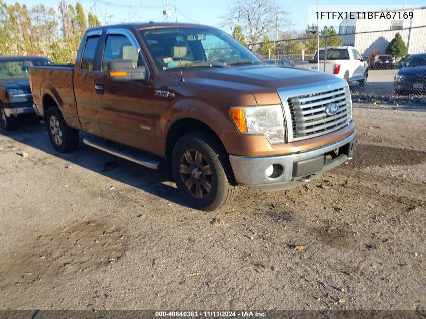 2011 Ford F-150 Xlt VIN: 1FTFX1ET1BFA67169 Lot: 40846381